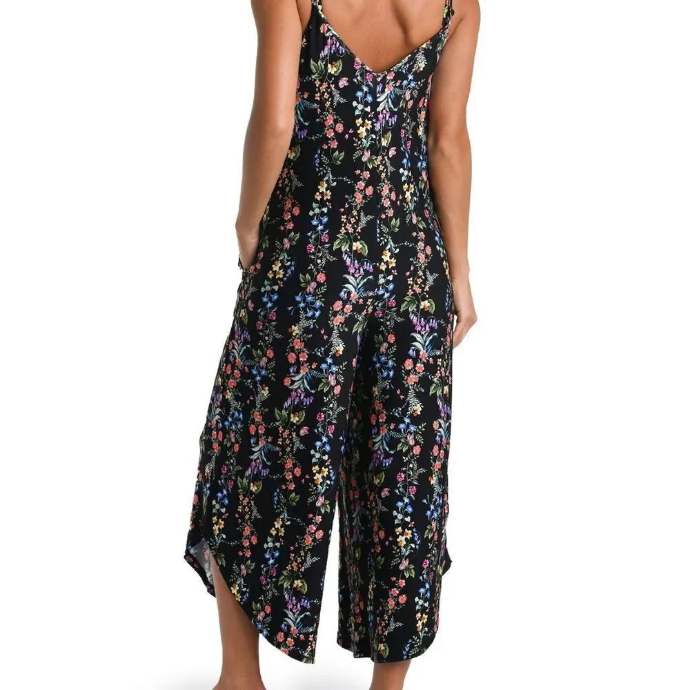 Sunshine 79 Wildflower Vines Jumpsuit Cover Up